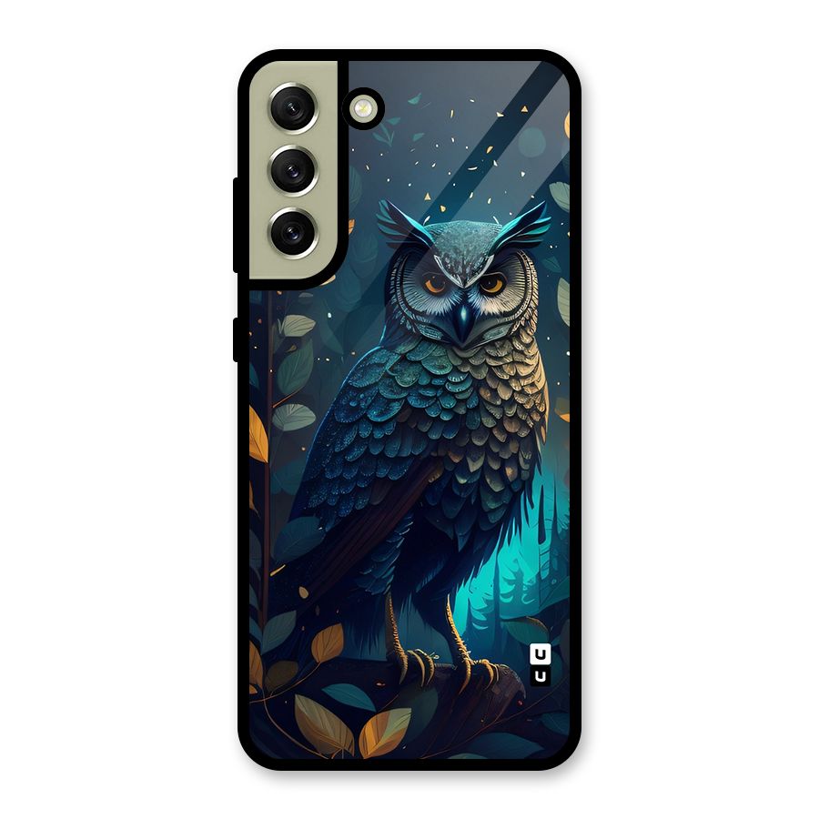 The Cunning Owl Glass Back Case for Galaxy S21 FE 5G