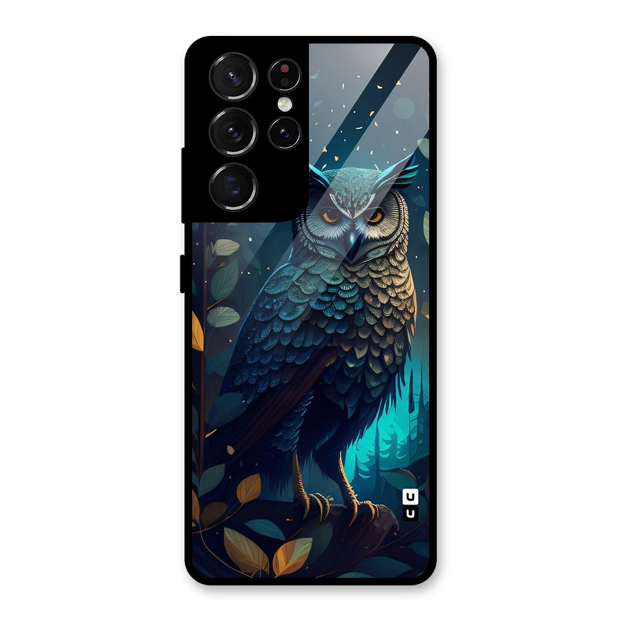 The Cunning Owl Glass Back Case for Galaxy S21 Ultra 5G
