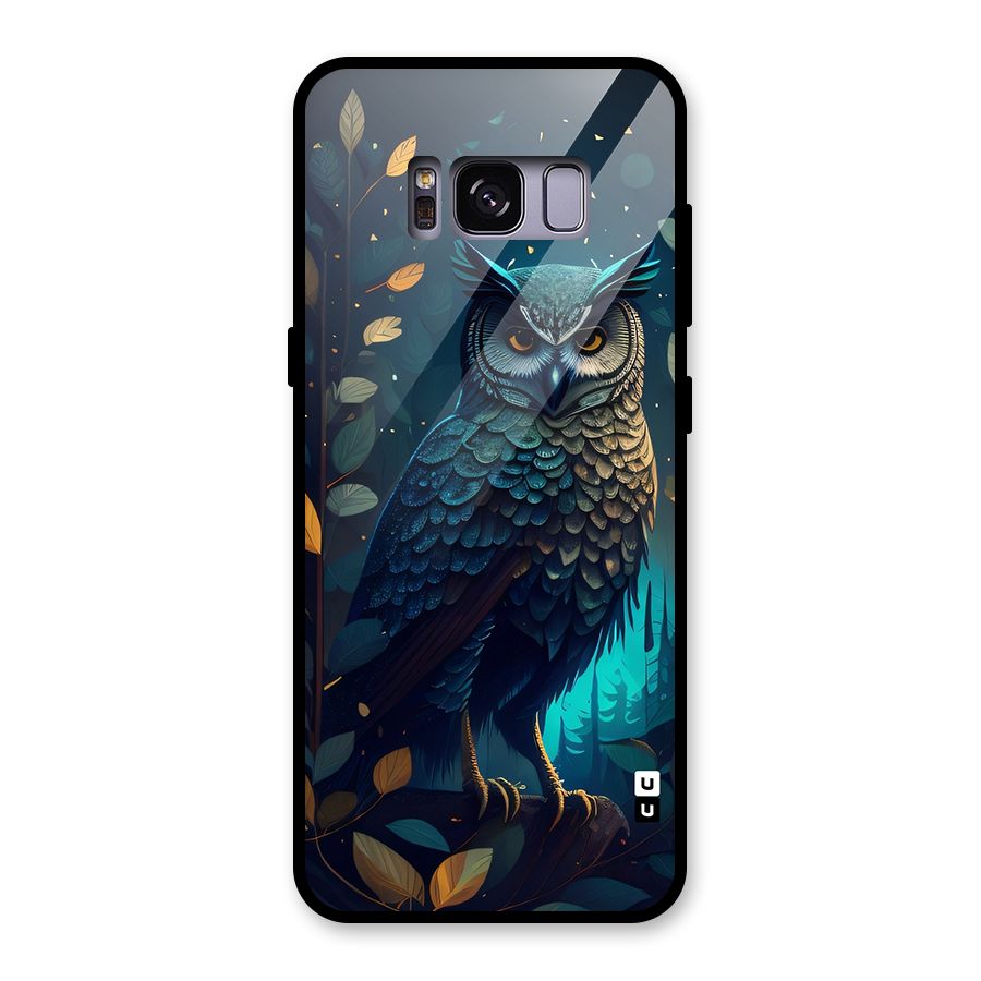 The Cunning Owl Glass Back Case for Galaxy S8