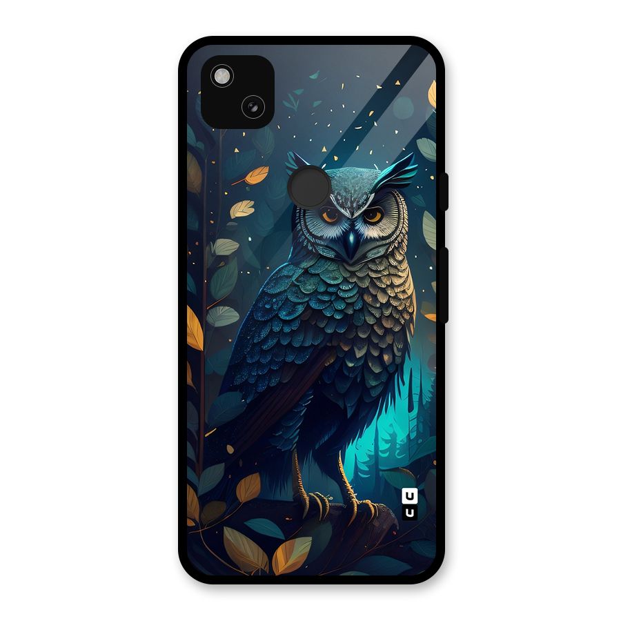 The Cunning Owl Glass Back Case for Google Pixel 4a