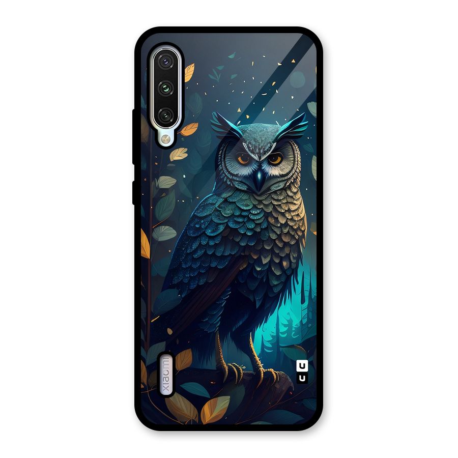 The Cunning Owl Glass Back Case for Mi A3