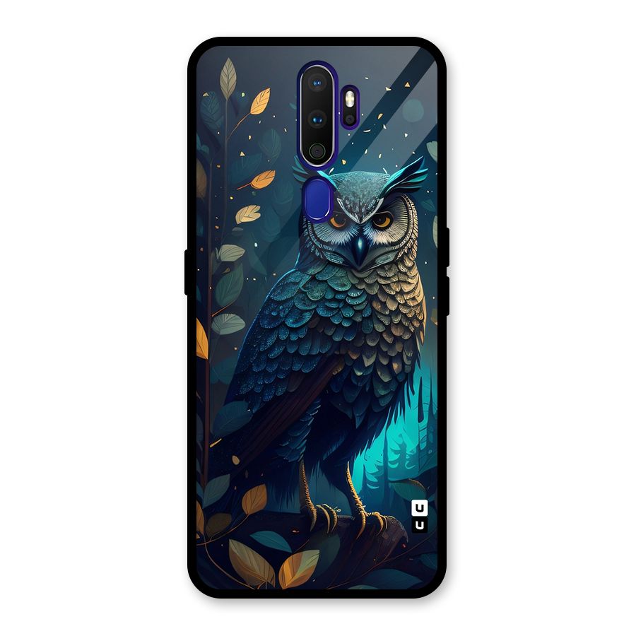 The Cunning Owl Glass Back Case for Oppo A9 (2020)