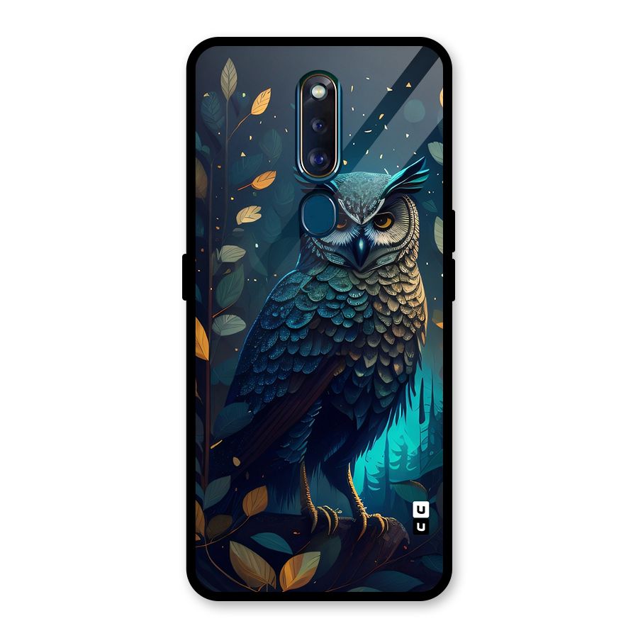 The Cunning Owl Glass Back Case for Oppo F11 Pro