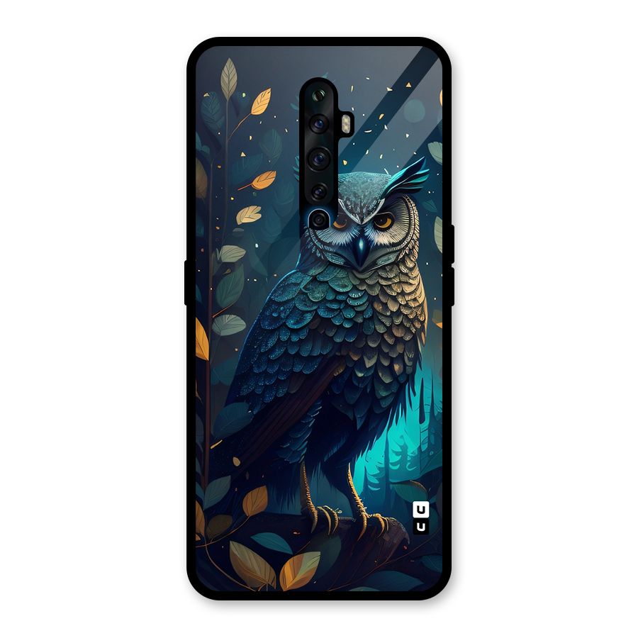 The Cunning Owl Glass Back Case for Oppo Reno2 F