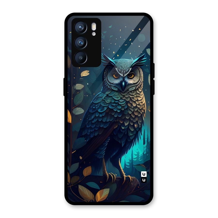 The Cunning Owl Glass Back Case for Oppo Reno6 5G