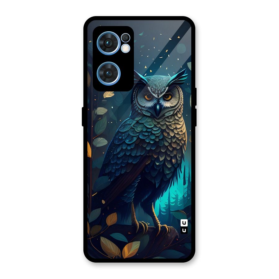 The Cunning Owl Glass Back Case for Oppo Reno7 5G