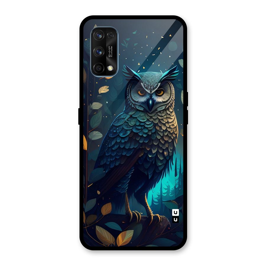 The Cunning Owl Glass Back Case for Realme 7 Pro