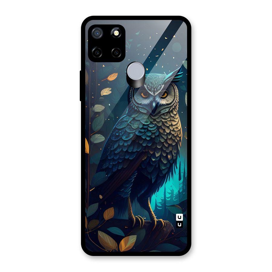 The Cunning Owl Glass Back Case for Realme C12