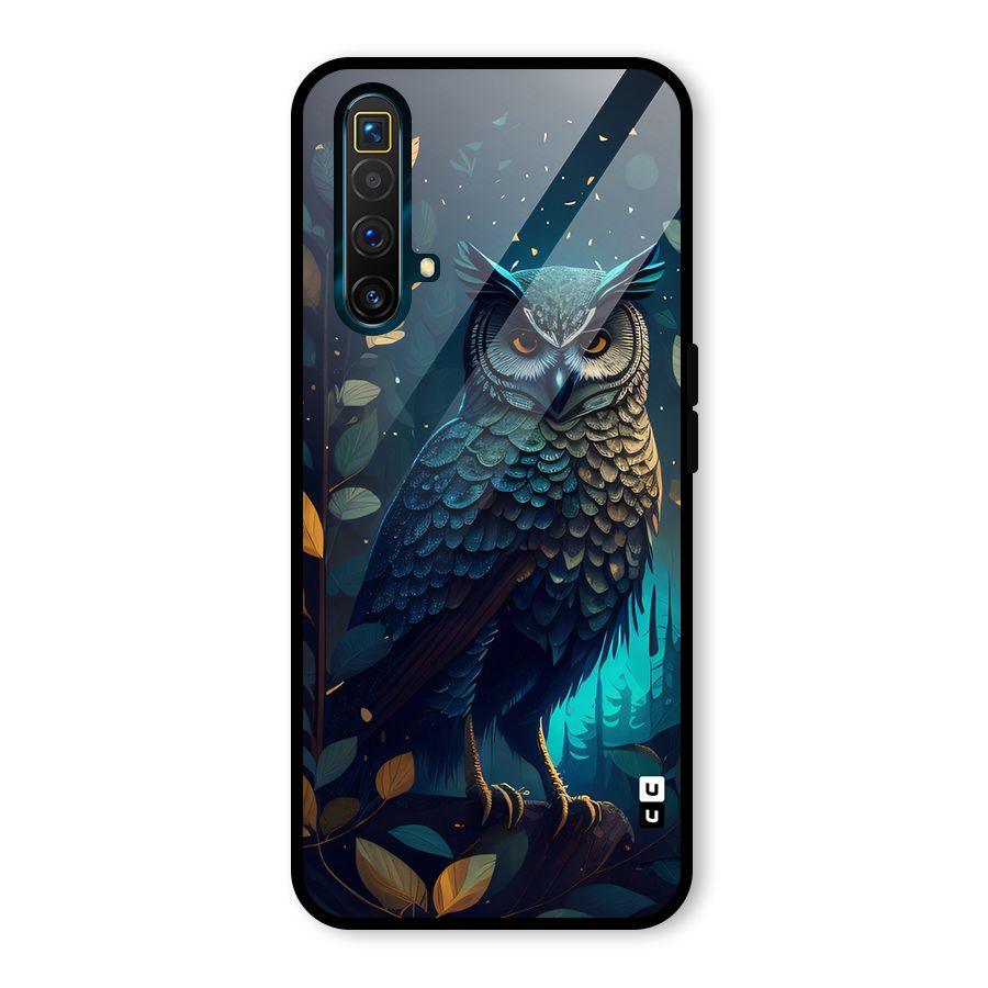 The Cunning Owl Glass Back Case for Realme X3