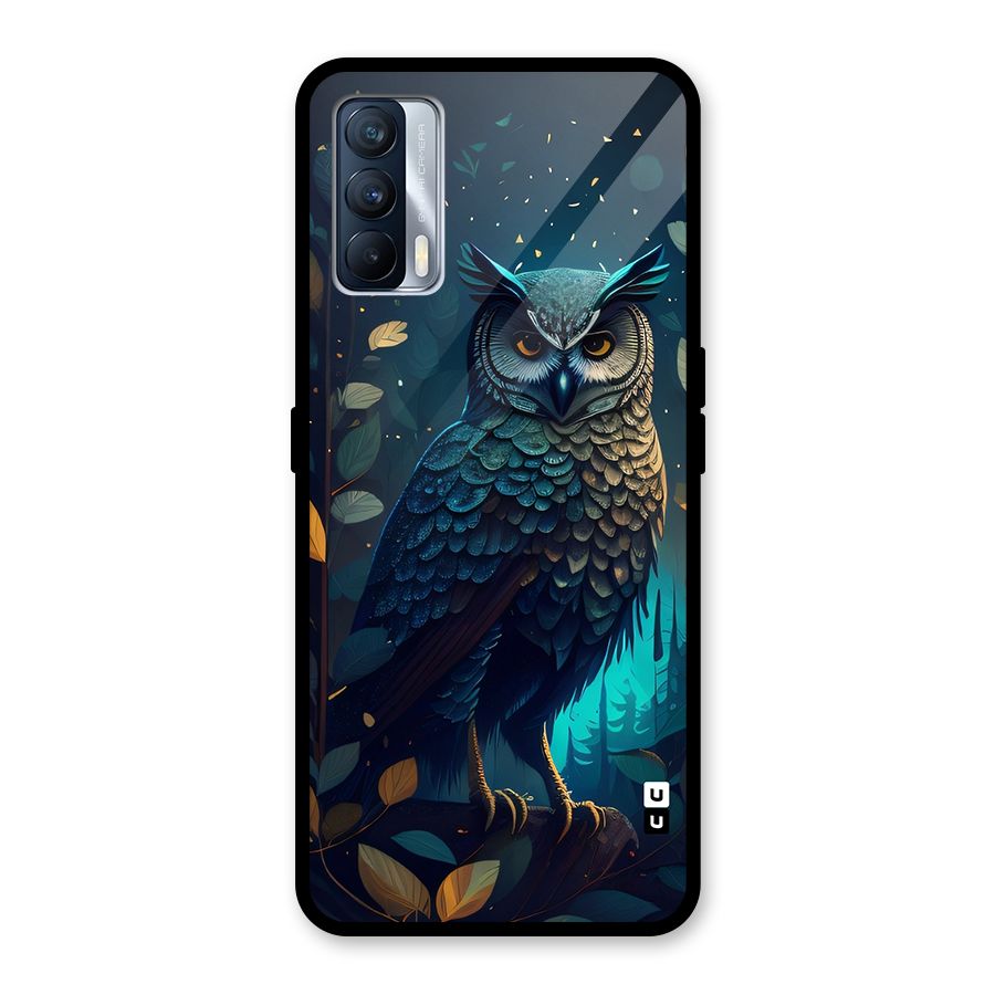 The Cunning Owl Glass Back Case for Realme X7
