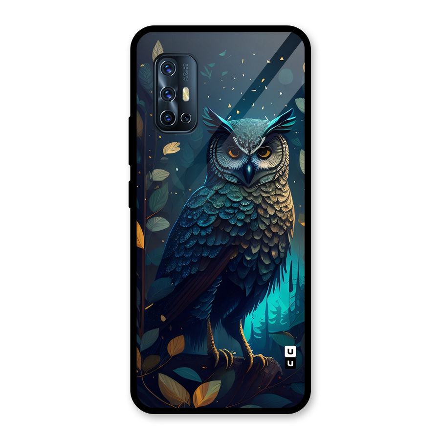 The Cunning Owl Glass Back Case for Vivo V17