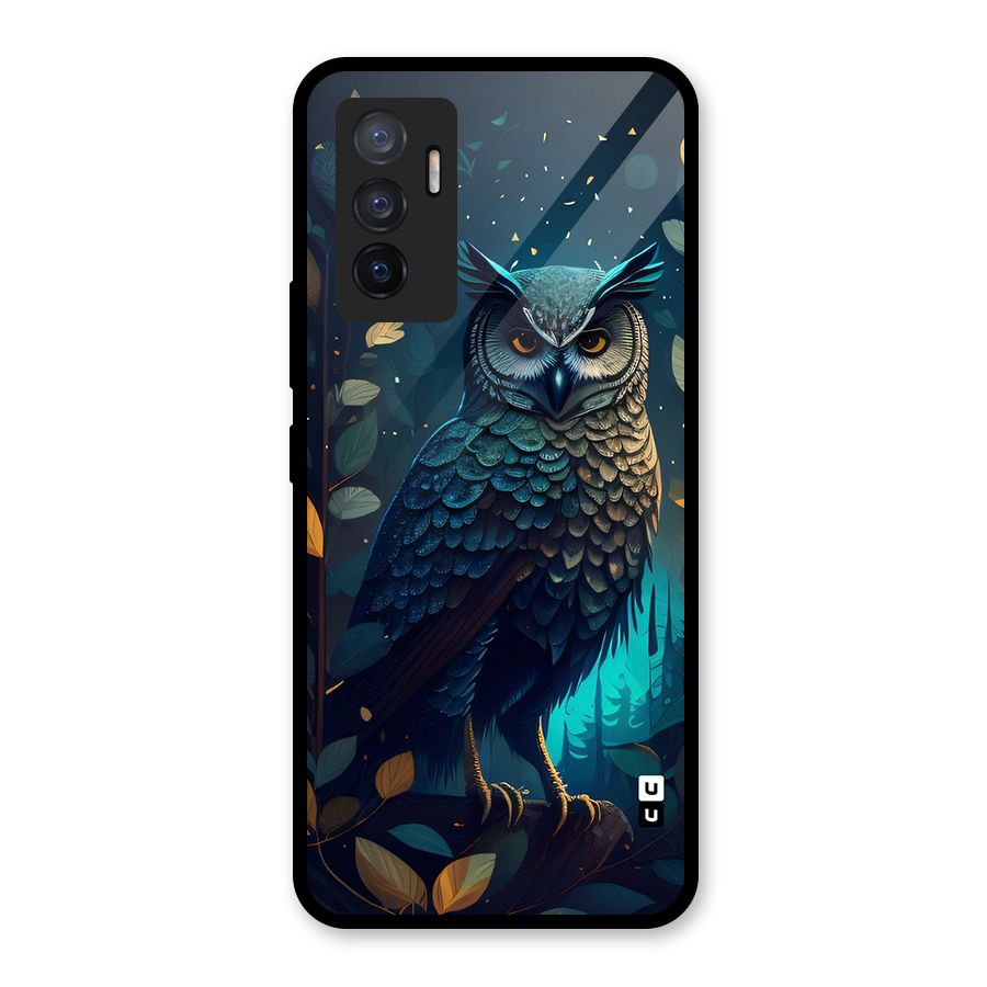 The Cunning Owl Glass Back Case for Vivo V23e