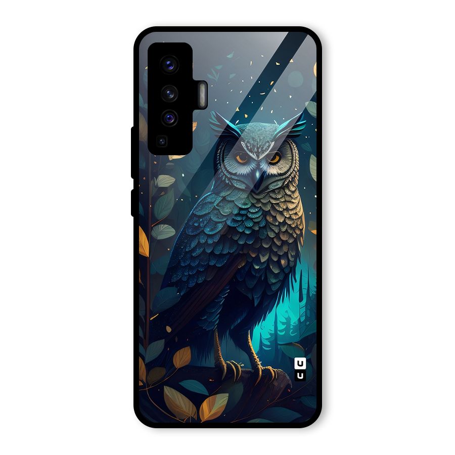 The Cunning Owl Glass Back Case for Vivo X50