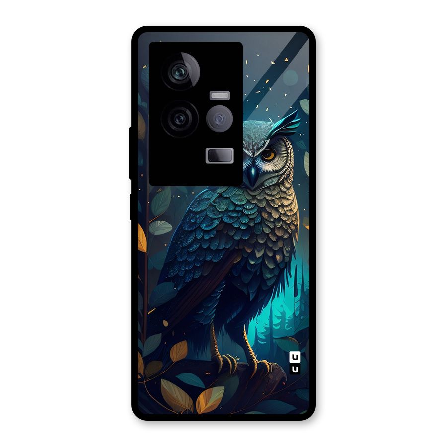 The Cunning Owl Glass Back Case for Vivo iQOO 11 5G