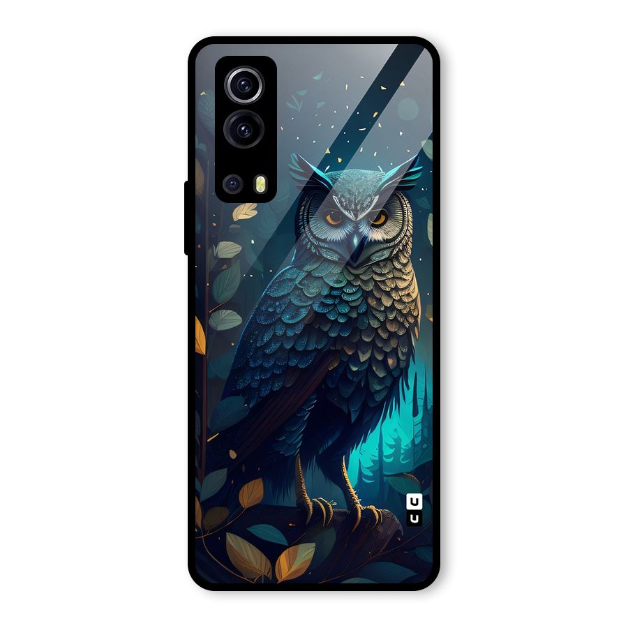 The Cunning Owl Glass Back Case for Vivo iQOO Z3