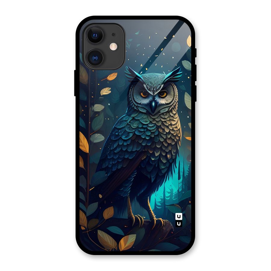 The Cunning Owl Glass Back Case for iPhone 11