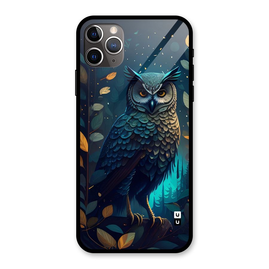 The Cunning Owl Glass Back Case for iPhone 11 Pro Max