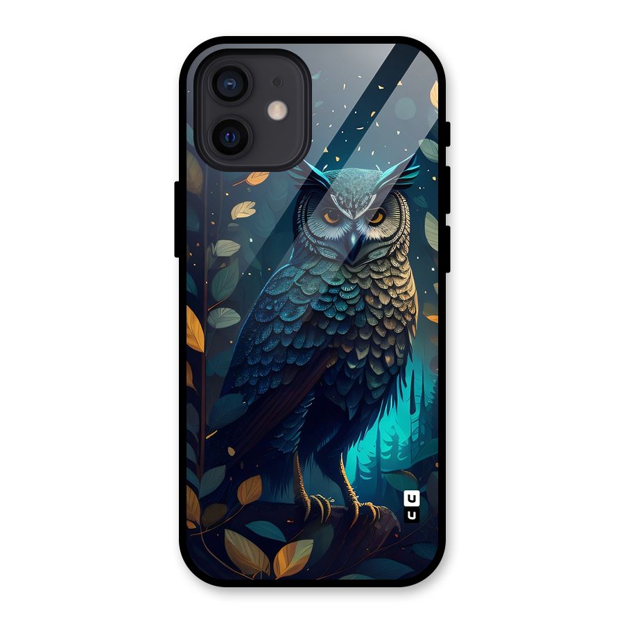 The Cunning Owl Glass Back Case for iPhone 12