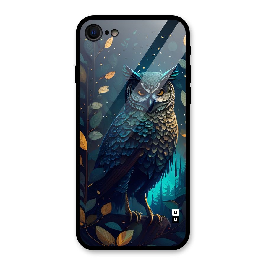 The Cunning Owl Glass Back Case for iPhone 7