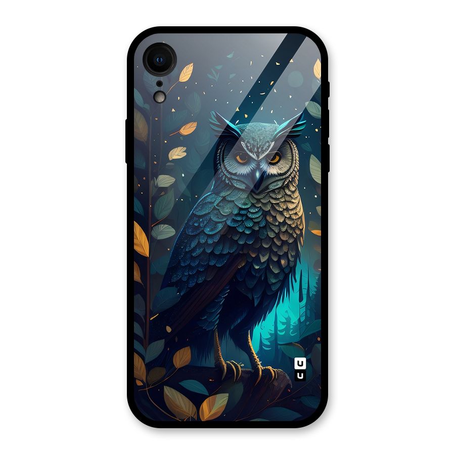 The Cunning Owl Glass Back Case for iPhone XR