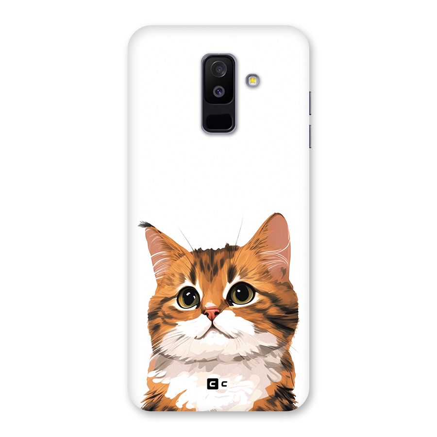 The Cute Cat Back Case for Galaxy A6 Plus