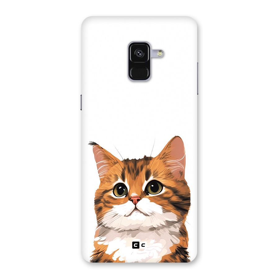 The Cute Cat Back Case for Galaxy A8 Plus