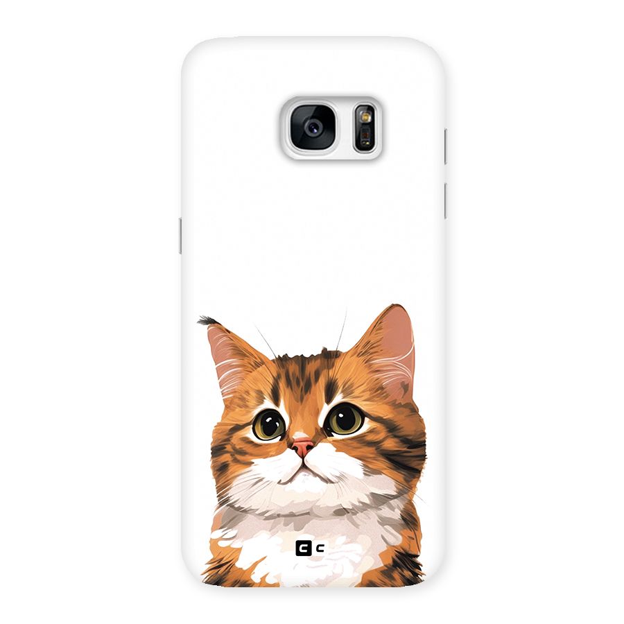 The Cute Cat Back Case for Galaxy S7 Edge