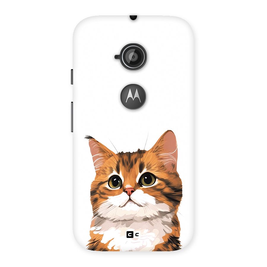 The Cute Cat Back Case for Moto E 2nd Gen