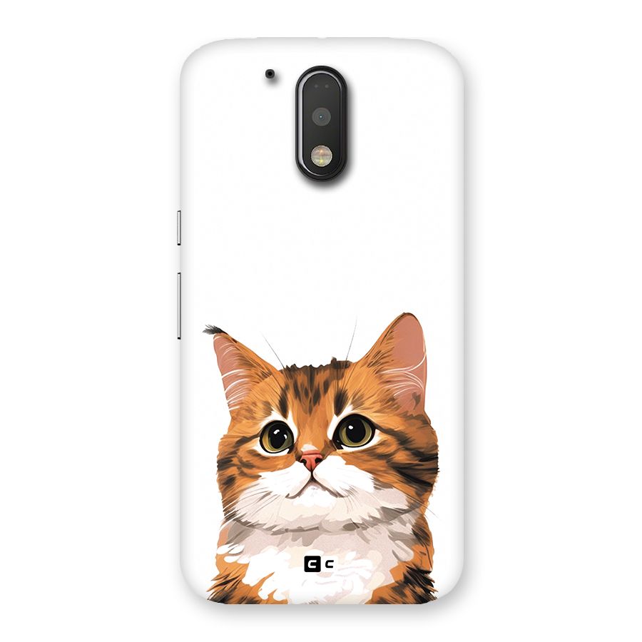 The Cute Cat Back Case for Moto G4 Plus