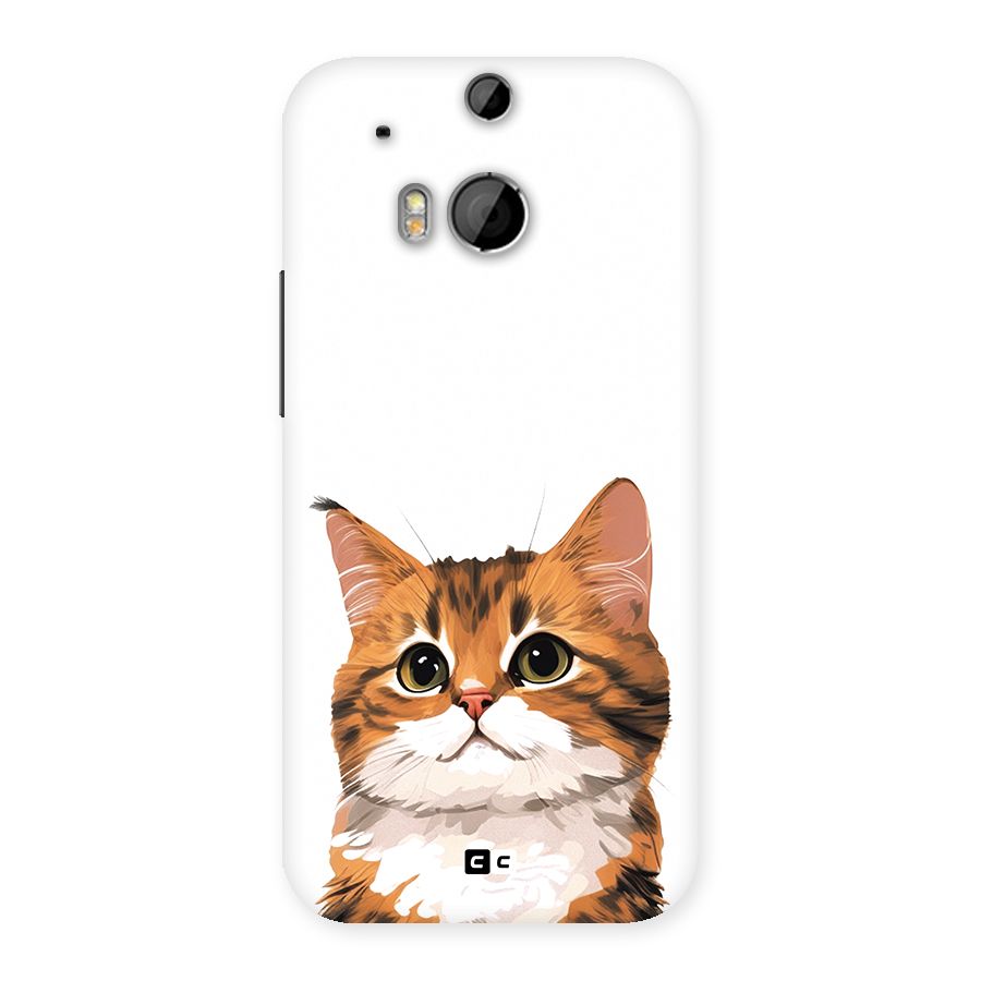 The Cute Cat Back Case for One M8