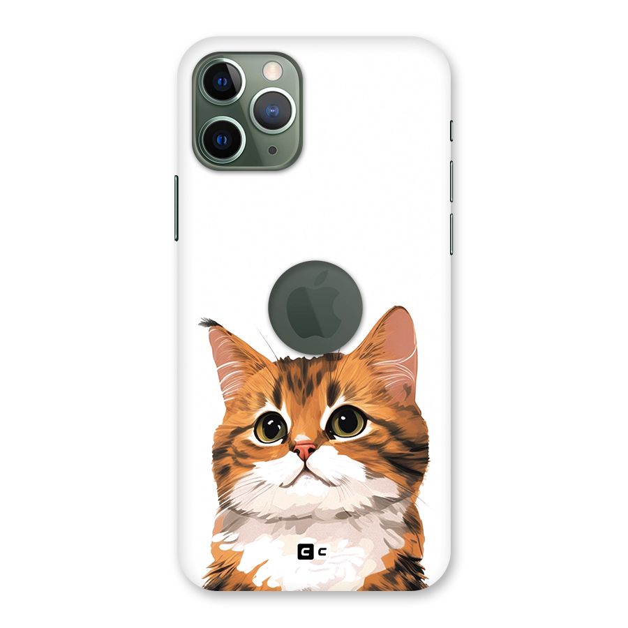 The Cute Cat Back Case for iPhone 11 Pro Logo  Cut
