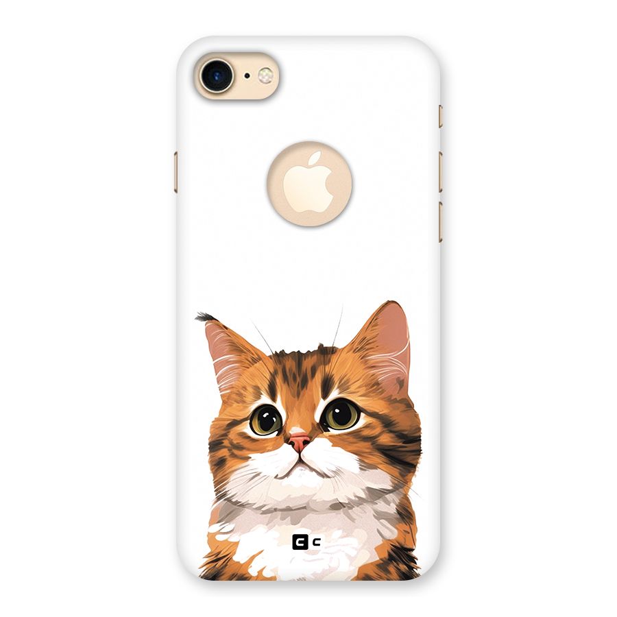 The Cute Cat Back Case for iPhone 7 Logo Cut