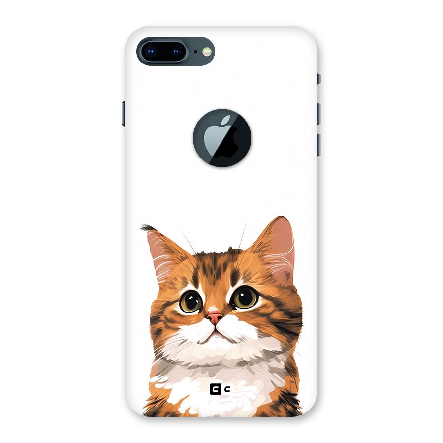 The Cute Cat Back Case for iPhone 7 Plus Logo Cut