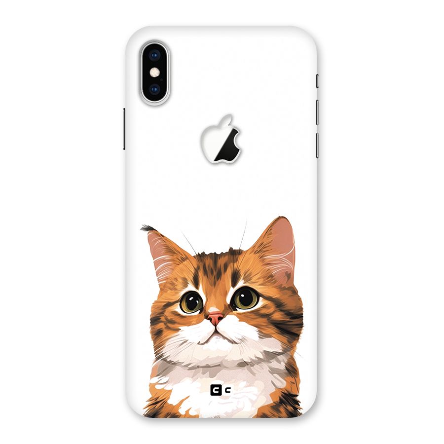 The Cute Cat Back Case for iPhone XS Max Apple Cut