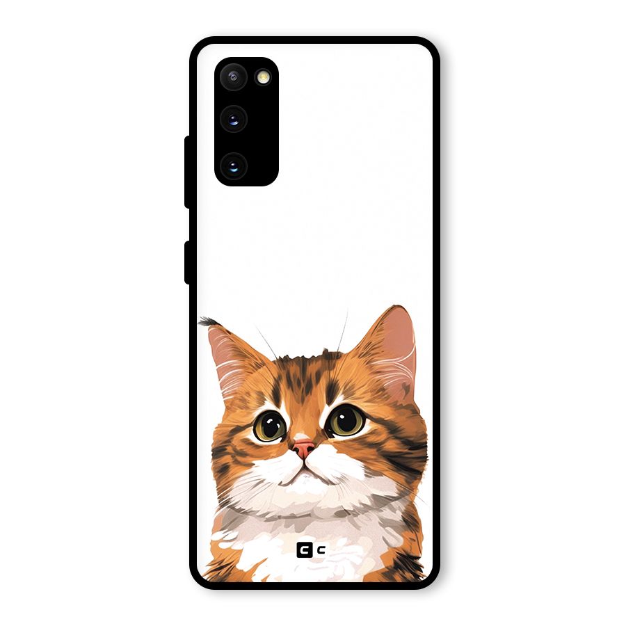 The Cute Cat Glass Back Case for Galaxy S20 FE 5G