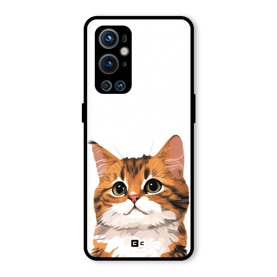 The Cute Cat Glass Back Case for OnePlus 9 Pro
