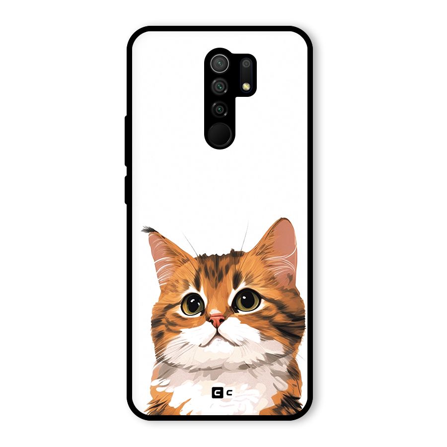 The Cute Cat Glass Back Case for Poco M2