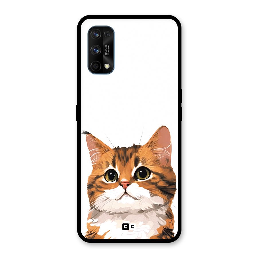 The Cute Cat Glass Back Case for Realme 7 Pro