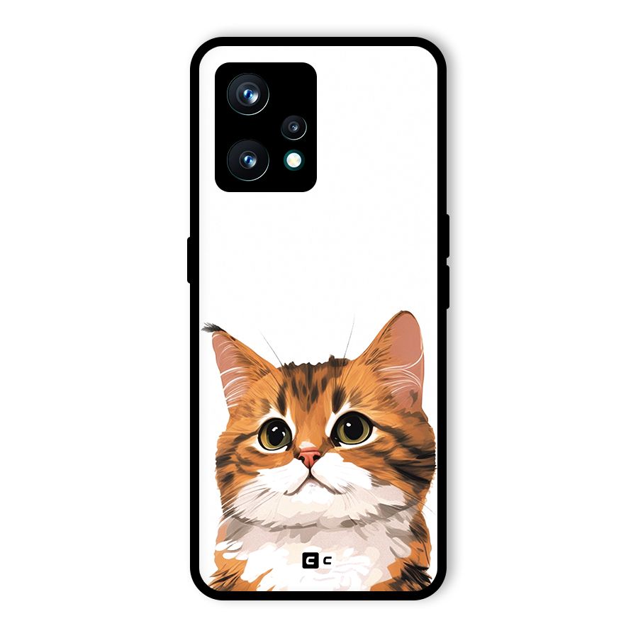 The Cute Cat Glass Back Case for Realme 9 Pro Plus 5G