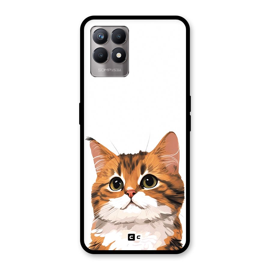 The Cute Cat Glass Back Case for Realme Narzo 50