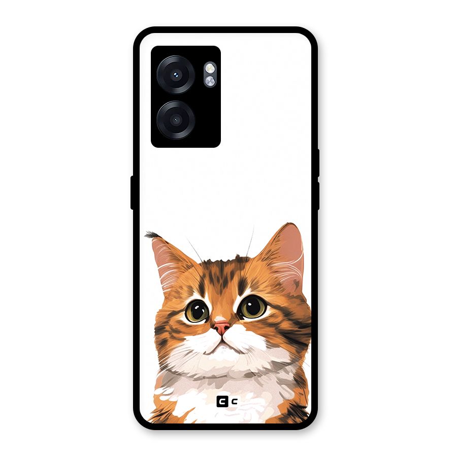 The Cute Cat Glass Back Case for Realme Narzo 50 5G