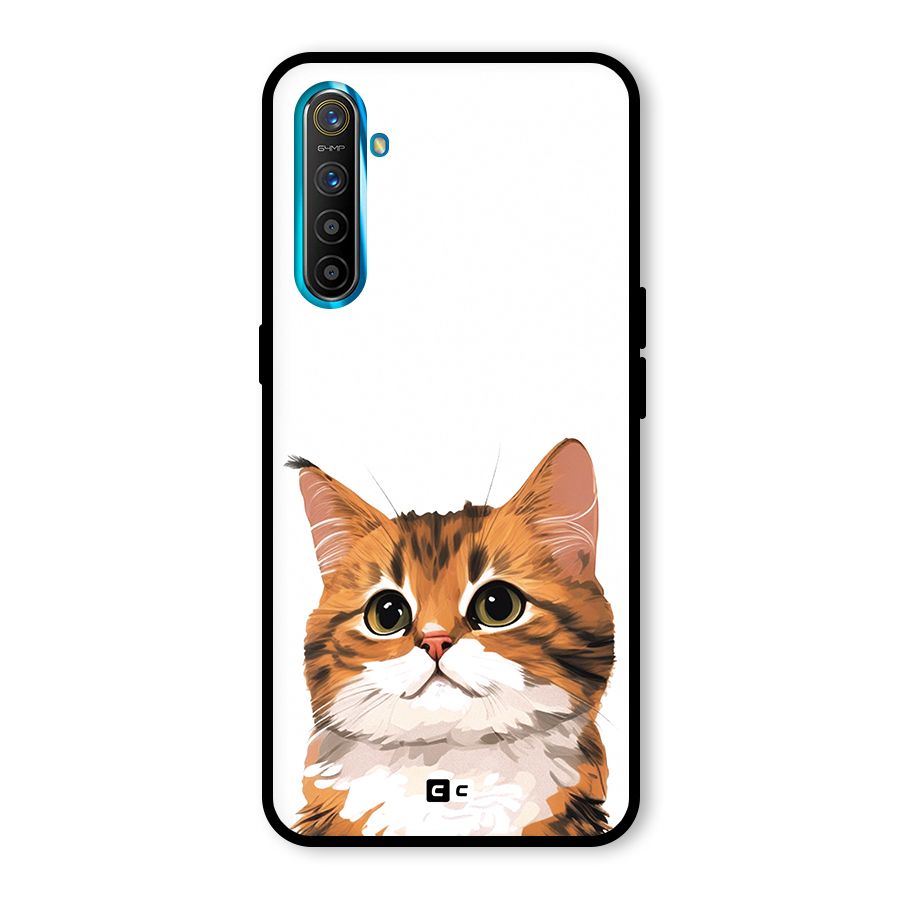 The Cute Cat Glass Back Case for Realme X2