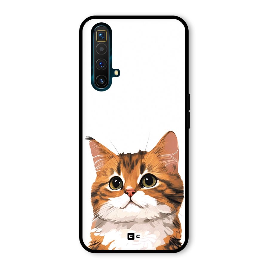 The Cute Cat Glass Back Case for Realme X3