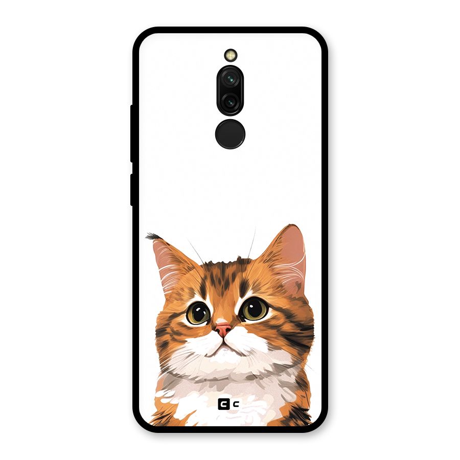 The Cute Cat Glass Back Case for Redmi 8