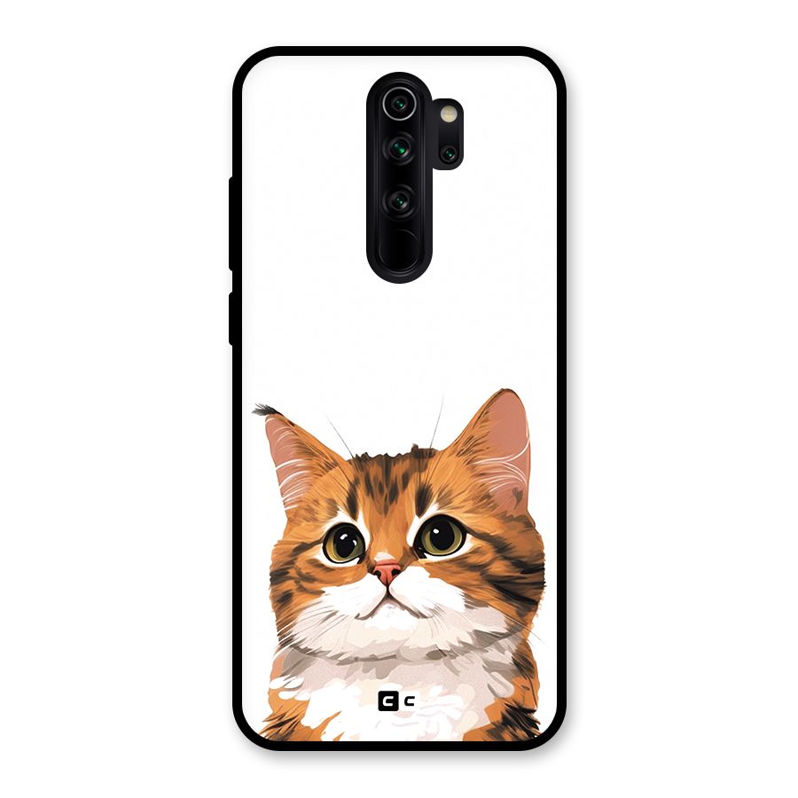 The Cute Cat Glass Back Case for Redmi Note 8 Pro