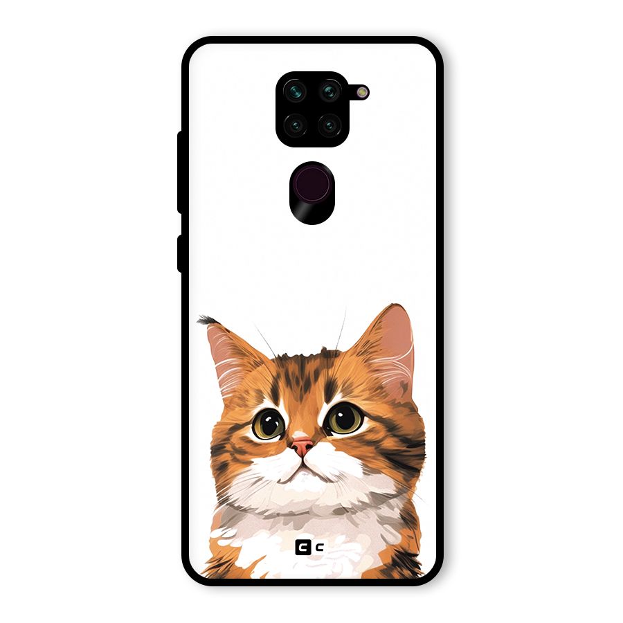 The Cute Cat Glass Back Case for Redmi Note 9