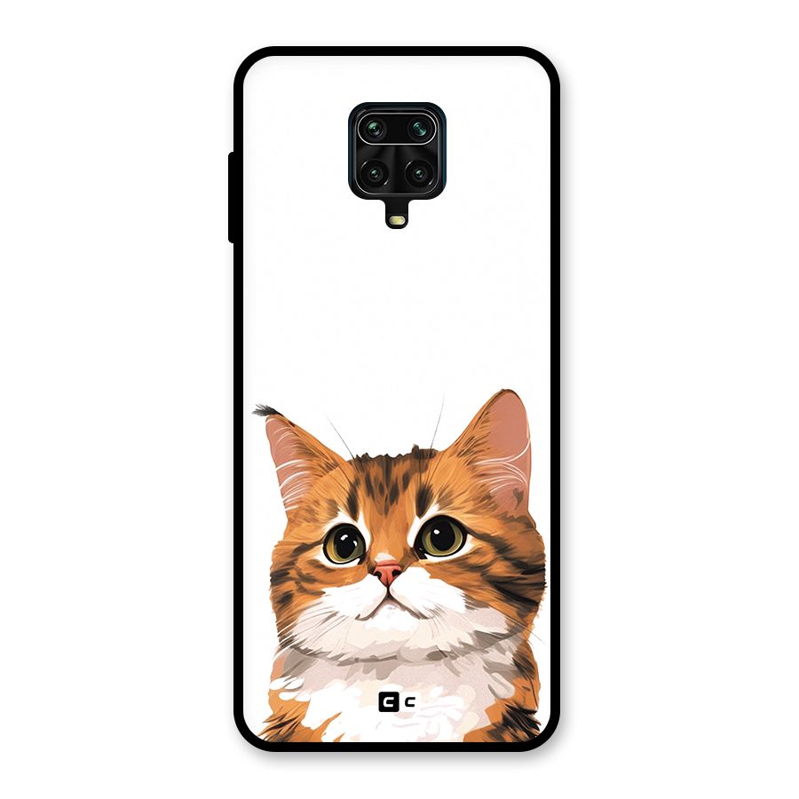 The Cute Cat Glass Back Case for Redmi Note 9 Pro Max