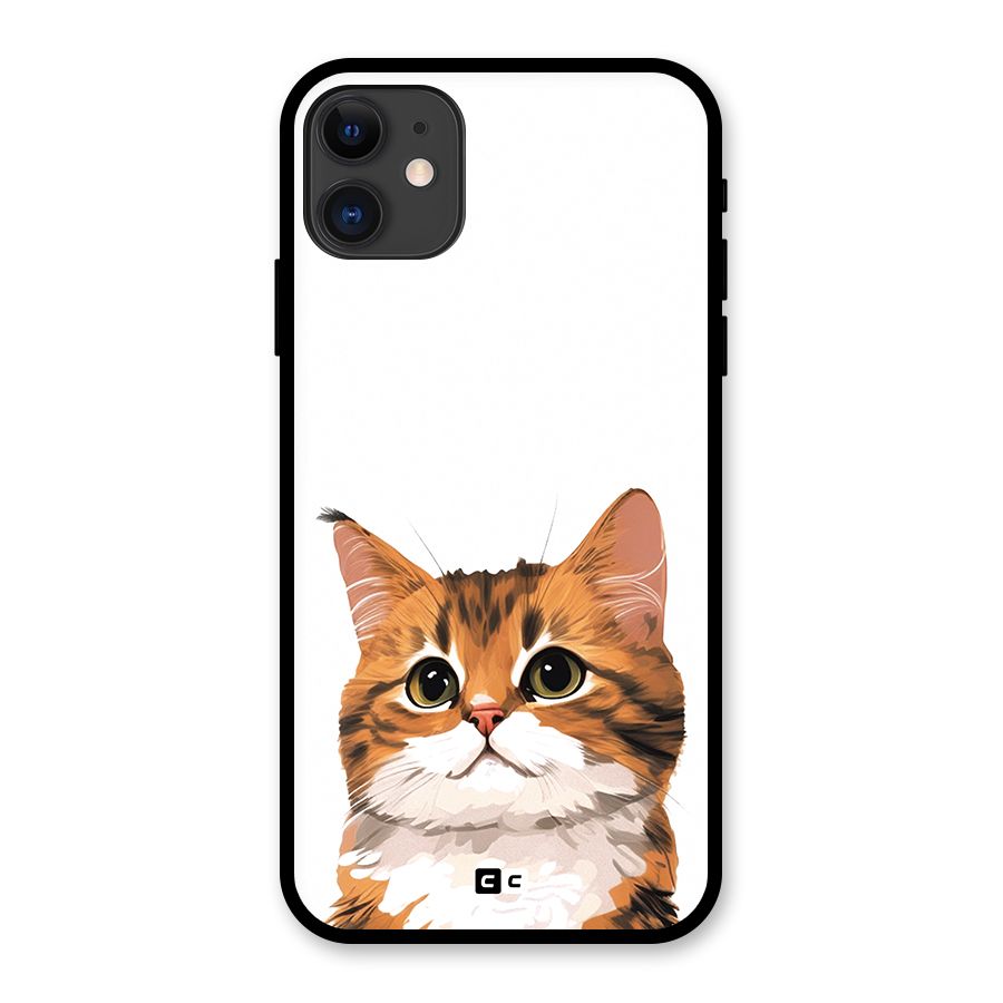 The Cute Cat Glass Back Case for iPhone 11