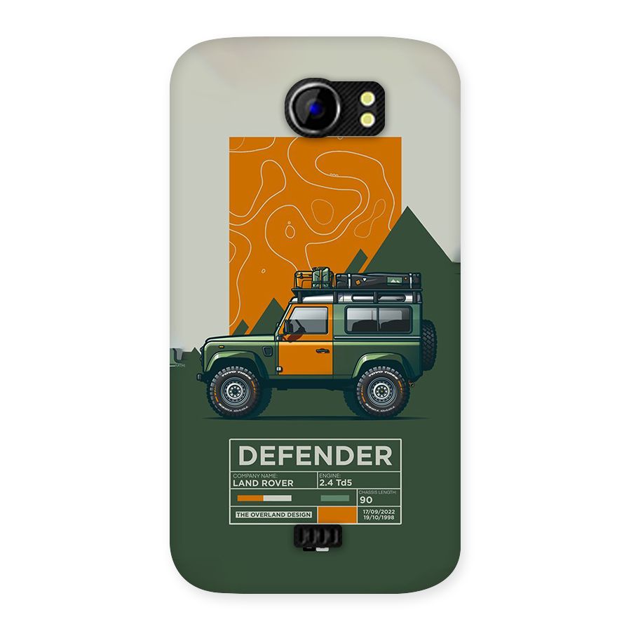 The Defence Car Back Case for Canvas 2 A110