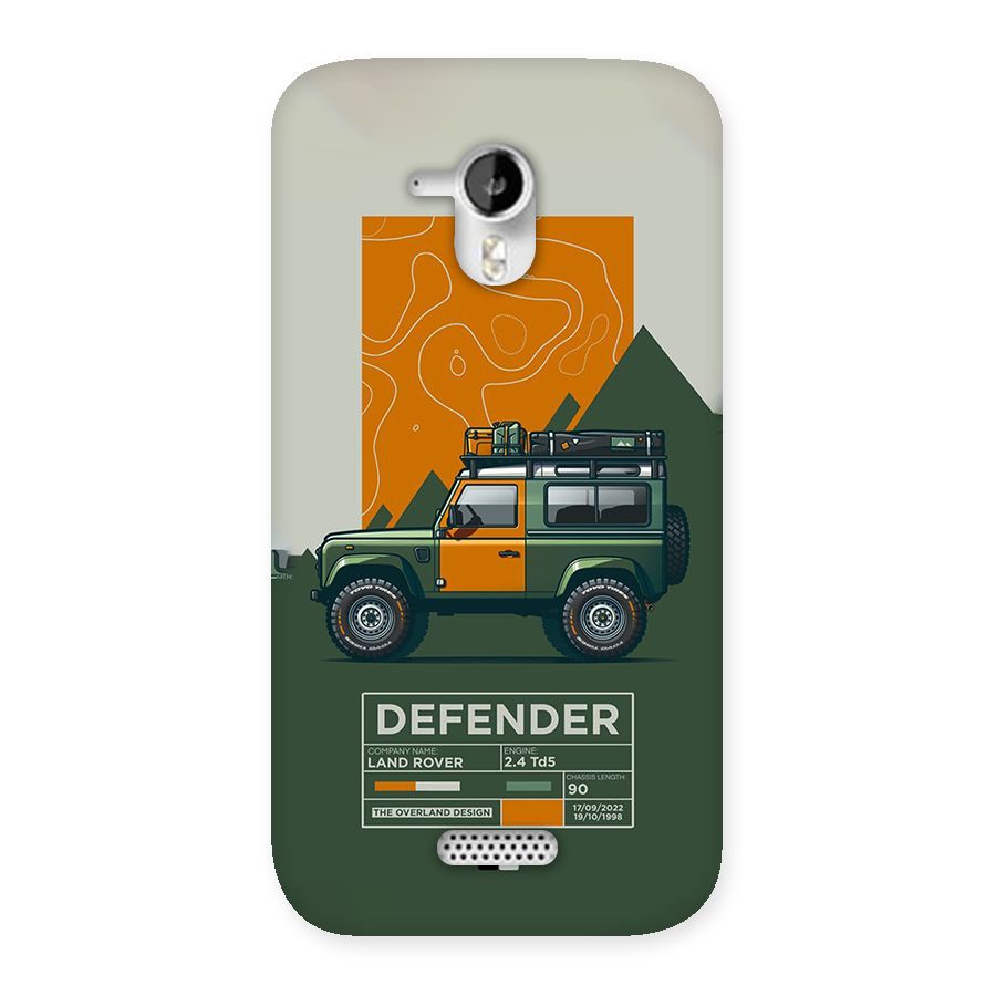 The Defence Car Back Case for Canvas HD A116